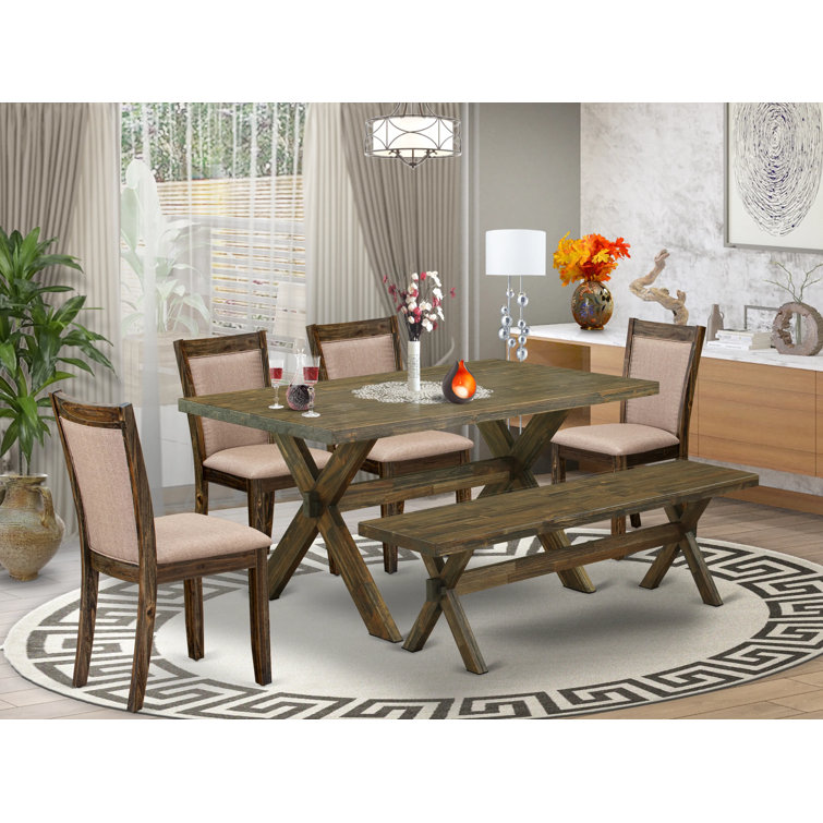 Kitchen set discount with bench seating